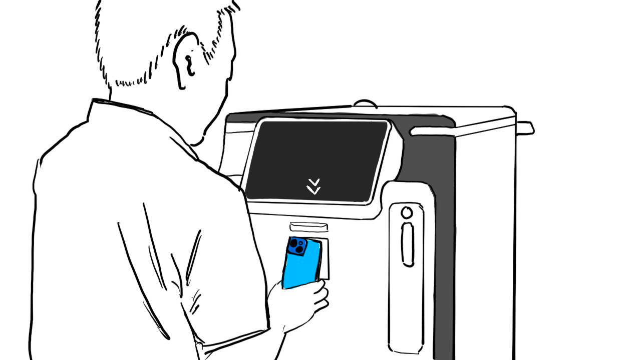Storyboard tap